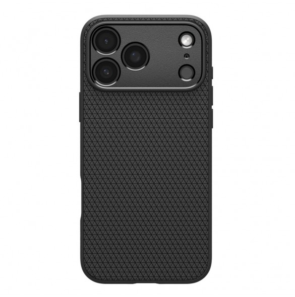 Spigen Liquid Air-skal till iPhone 17 Pro – Mattsvart