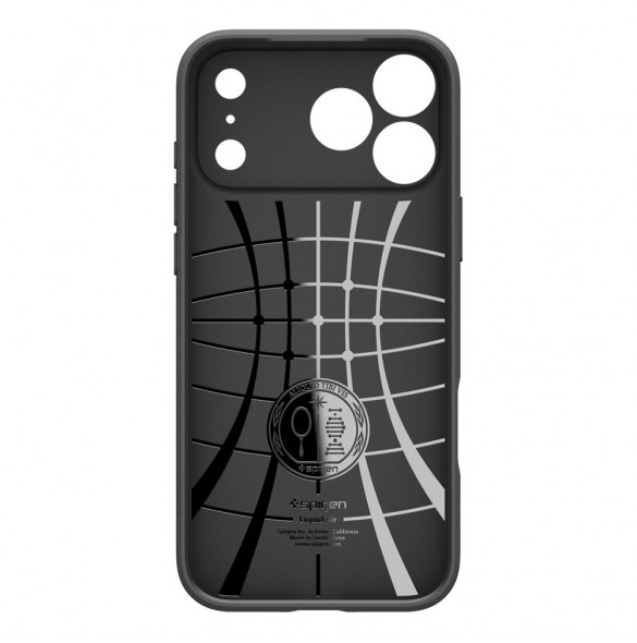 Spigen Liquid Air-skal till iPhone 17 Pro – Mattsvart