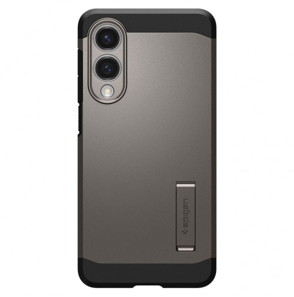 Spigen Tough Armor MagSafe-skal till Samsung Galaxy S25 Edge - Grå/Svart
