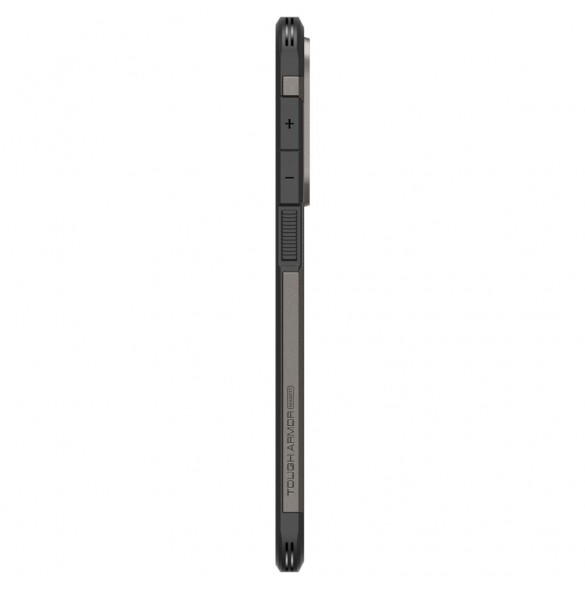 Spigen Tough Armor MagSafe-skal till Samsung Galaxy S25 Edge - Grå/Svart
