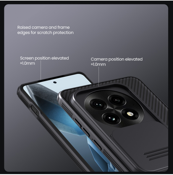Nillkin CamShield PRO Hårt Skal till OnePlus 13 Svart