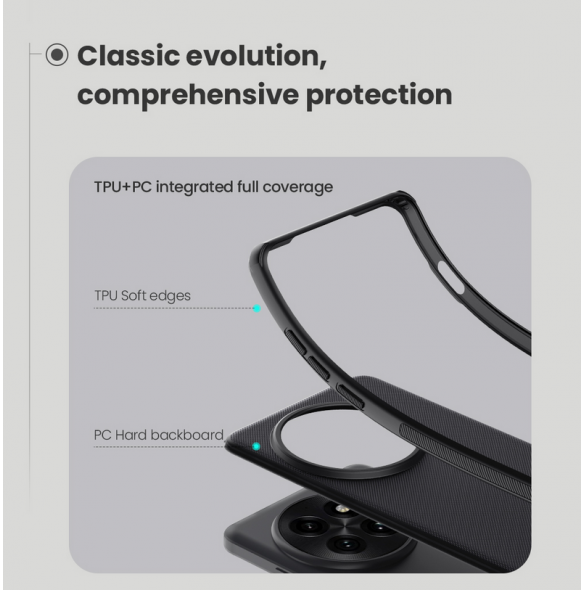 Nillkin Super Frosted PRO Bakskal till OnePlus 13 Svart
