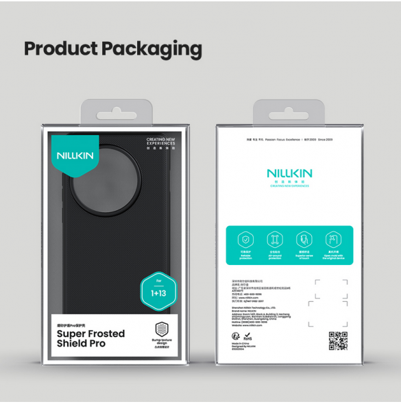 Nillkin Super Frosted PRO Bakskal till OnePlus 13 Svart