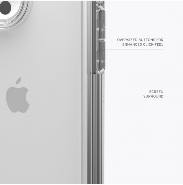 URBAN ARMOR GEAR UAG Skyddsskal för iPhone 15 Pro Max,Plyo Ice Rugged - Transparent