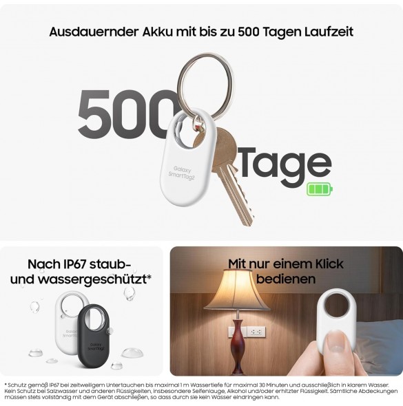 Samsung EI-T5600BWE Galaxy SmartTag2 Vit