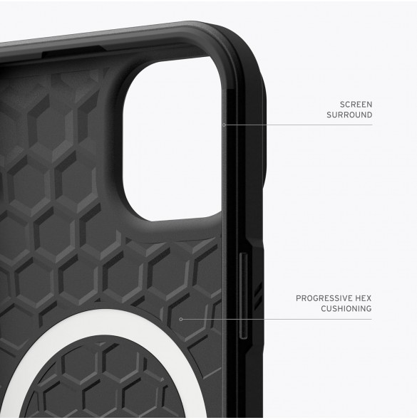 URBAN ARMOR GEAR Civilian-skal kompatibelt med iPhone 15 Plus - Svart (114306114040)