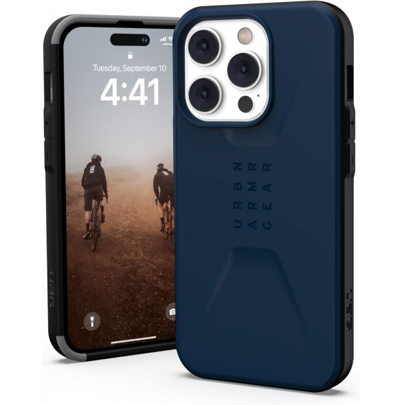Urban Armor Gear UAG Civilian-skal för iPhone 14 Pro Blå (114042115555)