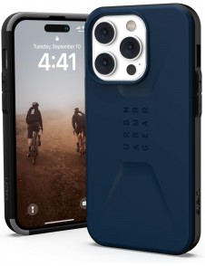 Urban Armor Gear UAG Civilian-skal för iPhone 14 Pro Blå (114042115555)