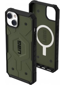 Urban Armor Gear UAG Pathfinder-skal kompatibelt med Apple iPhone 14 Plus - Olivgrön 114053117272