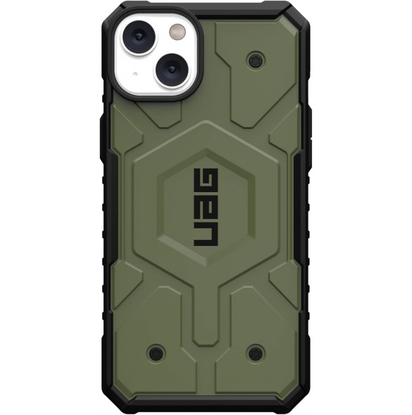 Urban Armor Gear UAG Pathfinder-skal kompatibelt med Apple iPhone 14 Plus - Olivgrön 114053117272