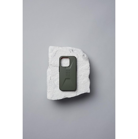 Urban Armor Gear UAG Civilian-skal kompatibelt med Apple iPhone 14 Plus - Olivgrön (114041117272)