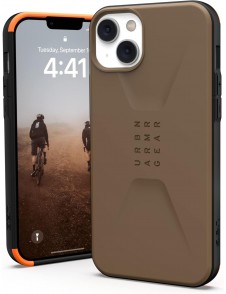 URBAN ARMOR GEAR UAG Designat för iPhone 14 Plus-skal Civil Elegant Ultratunt Slim - Dark Earth
