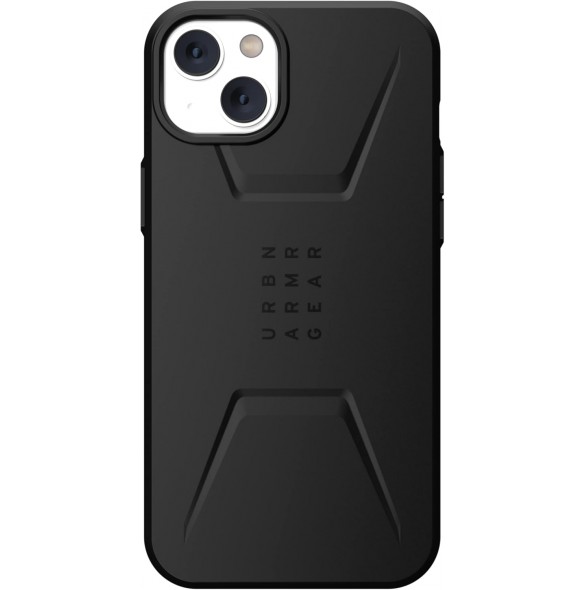 Urban Armor Gear UAG Civilian-skal kompatibelt med Apple iPhone 14 Plus - Svart (114037114040)