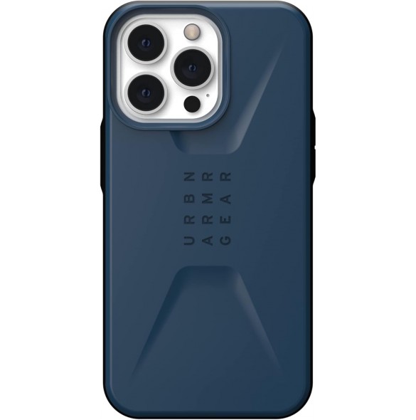 Urban Armor Gear Civilian-skal kompatibelt med Apple iPhone 13 Pro - blå (11315D115555)