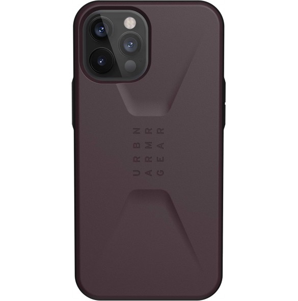 Urban Armor Gear Civilian-skal till Apple iPhone 12 Pro Max– skyddande skal – lila (aubergine) 11236D114949