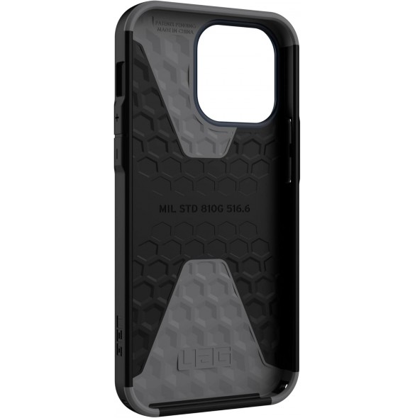 Urban Armor Gear UAG Civilian-skal kompatibelt med Apple iPhone 14 Pro Max - Blå (114043115555)