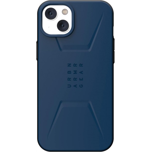 Urban Armor Gear UAG Civilian-skal kompatibelt med Apple iPhone 14 Plus - Blå (114037115555)