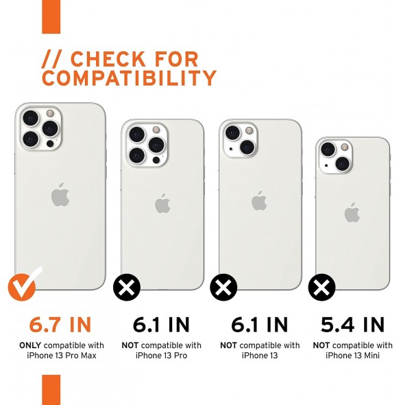 Civilian Series iPhone 13 Pro Max 5G Frostad Isskal - Frosted Ice (11316D110243)