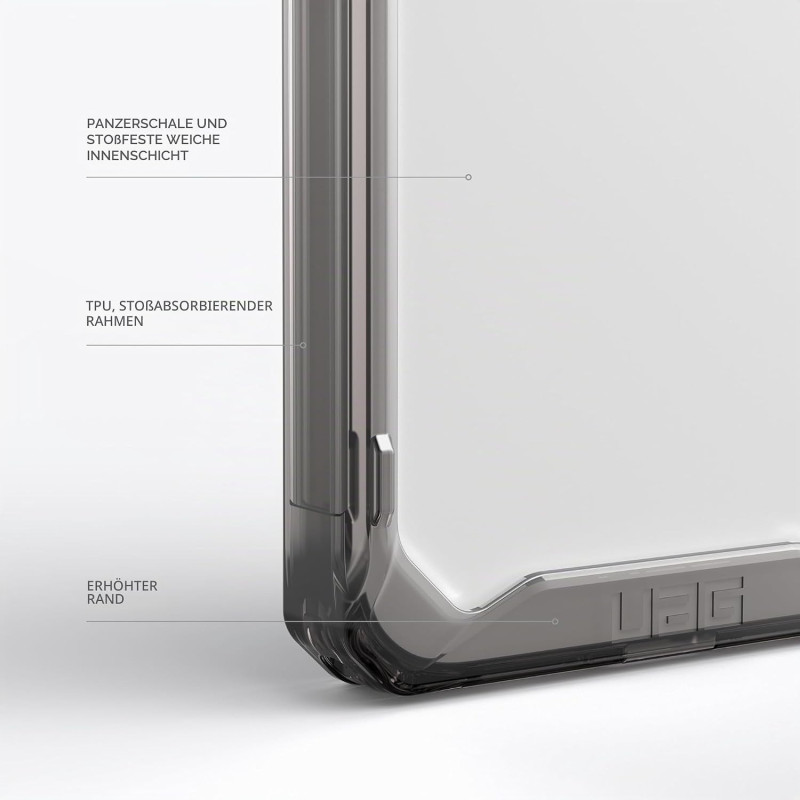 URBAN ARMOR GEAR UAG-skal kompatibelt med iPhone 15 Pro Max, Plyo Ash
