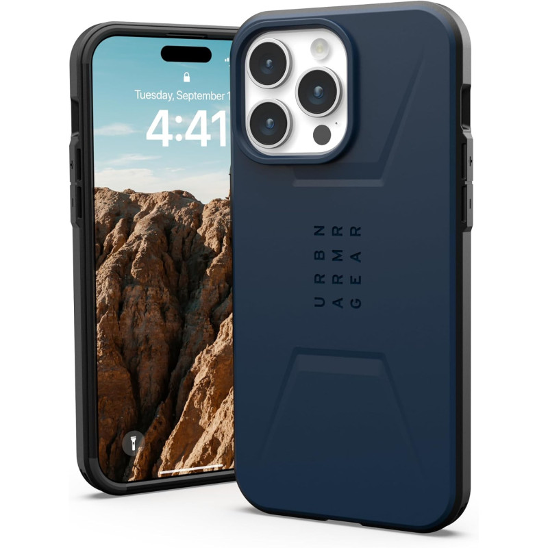 URBAN ARMOR GEAR Civilian-skal kompatibelt med Apple iPhone 15 Pro Max Mallard