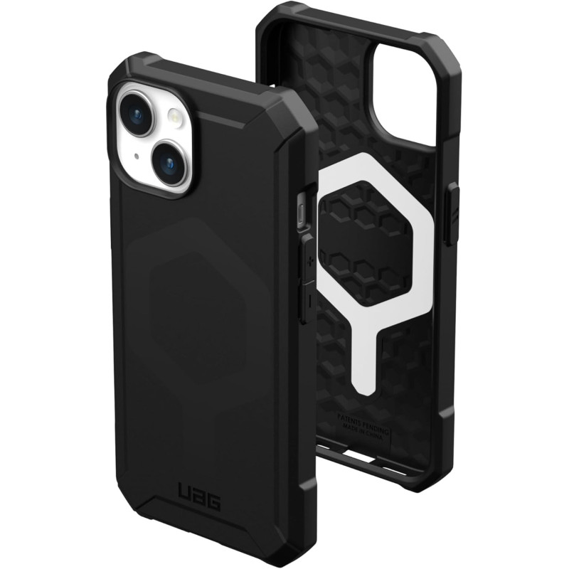 URBAN ARMOR GEAR Essential MS-skal kompatibelt med Apple iPhone 15 Plus - Svart