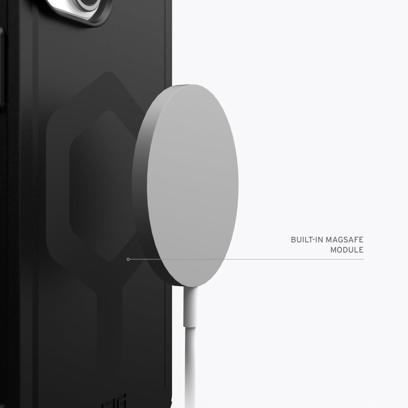 URBAN ARMOR GEAR Essential MS-skal kompatibelt med Apple iPhone 15 Plus - Svart