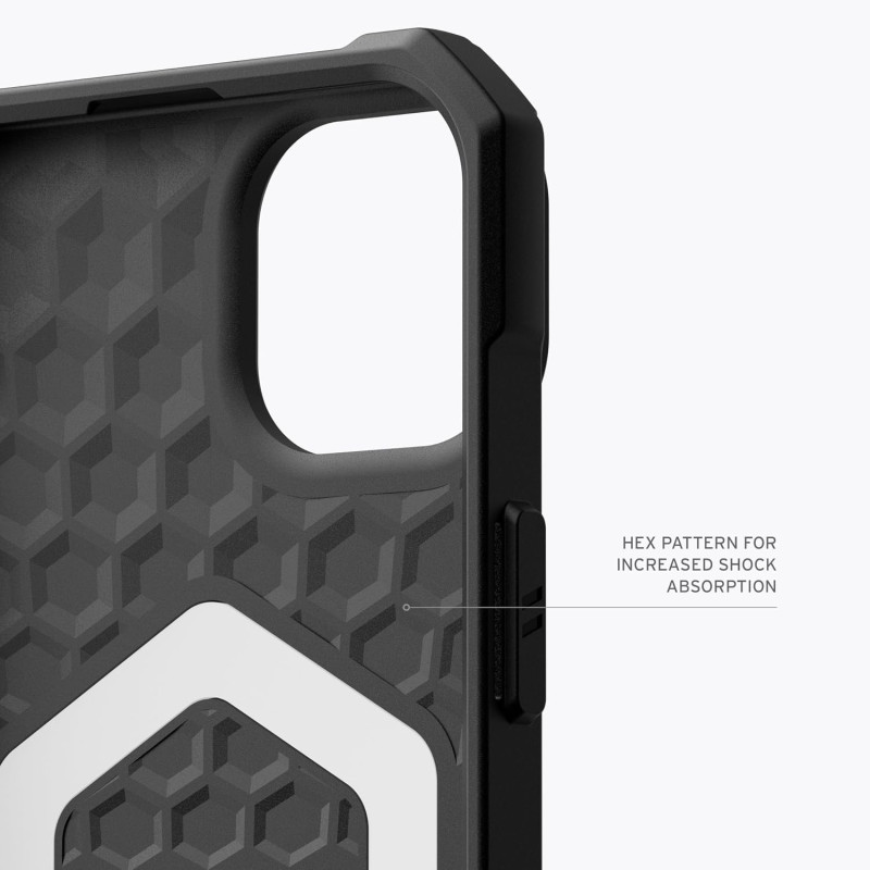 URBAN ARMOR GEAR Essential MS-skal kompatibelt med Apple iPhone 15 Plus - Svart