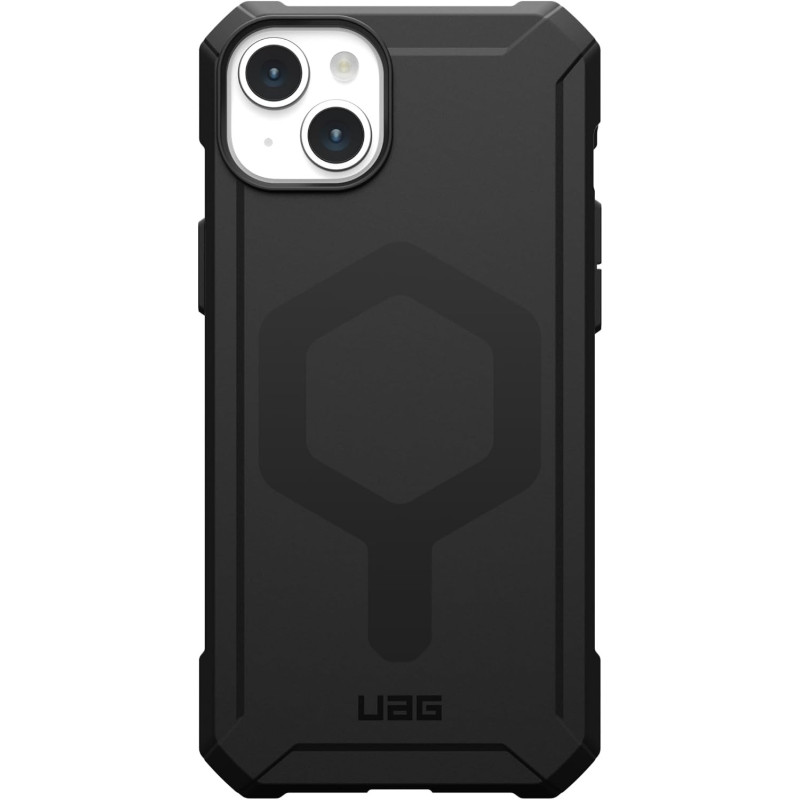 URBAN ARMOR GEAR Essential MS-skal kompatibelt med Apple iPhone 15 Plus - Svart