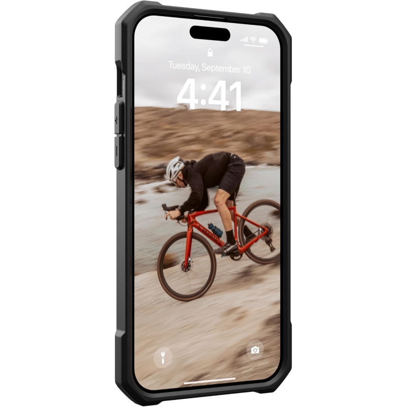 URBAN ARMOR GEAR Essential MS-skal kompatibelt med Apple iPhone 15 Plus - Svart