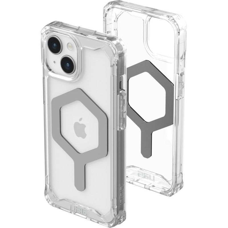 URBAN ARMOR GEAR UAG-skal kompatibelt med iPhone 15 Plus- Plyo Ice/Silver