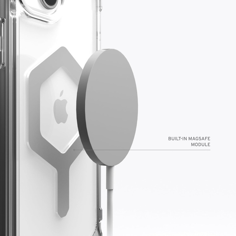 URBAN ARMOR GEAR UAG-skal kompatibelt med iPhone 15 Plus- Plyo Ice/Silver