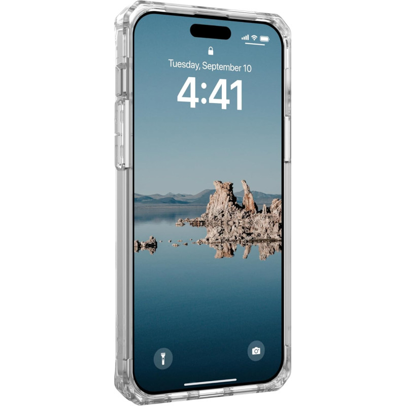 URBAN ARMOR GEAR UAG-skal kompatibelt med iPhone 15 Plus- Plyo Ice/Silver