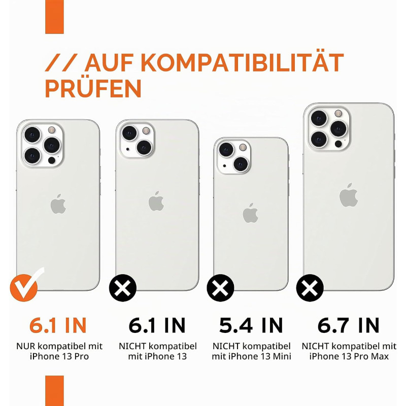 Urban Armor Gear Civilian-skal kompatibelt med Apple iPhone 13 Pro, fallsäkert mobiltelefonskal, Olivgrön