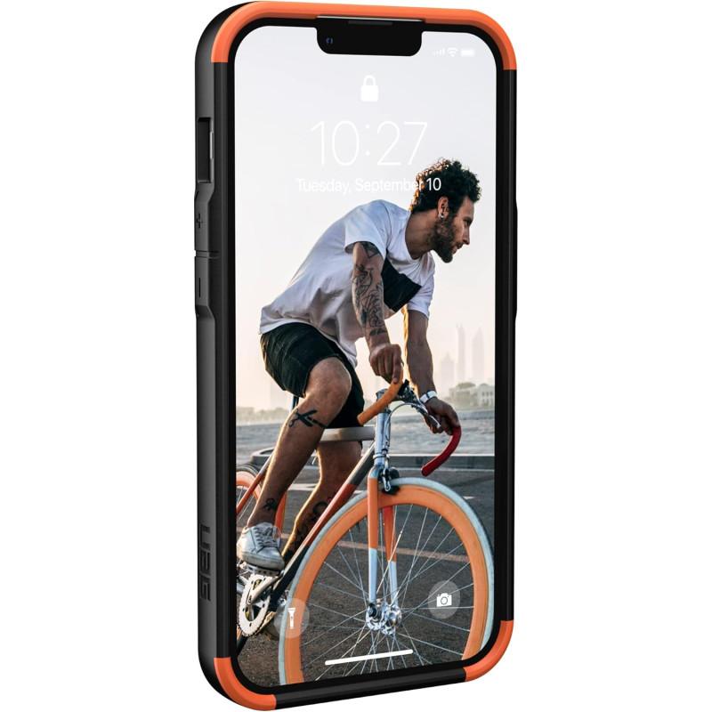 Urban Armor Gear Civilian-skal kompatibelt med Apple iPhone 13 Pro, fallsäkert mobiltelefonskal, Olivgrön