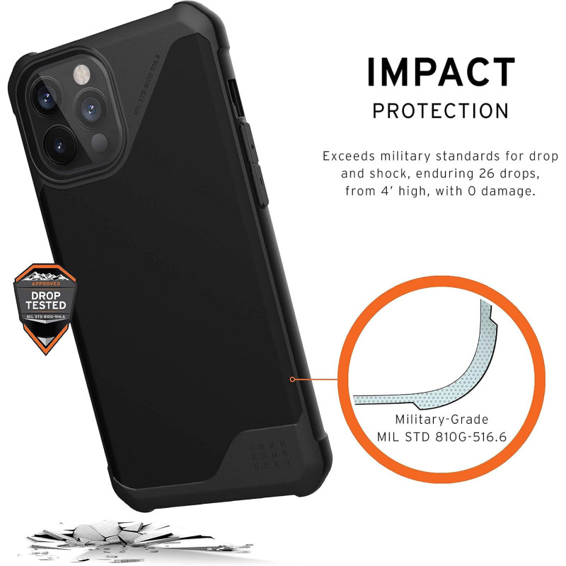 UAG Urban Armor Gear Metropolis LT Apple iPhone 12 Pro Max (svart)