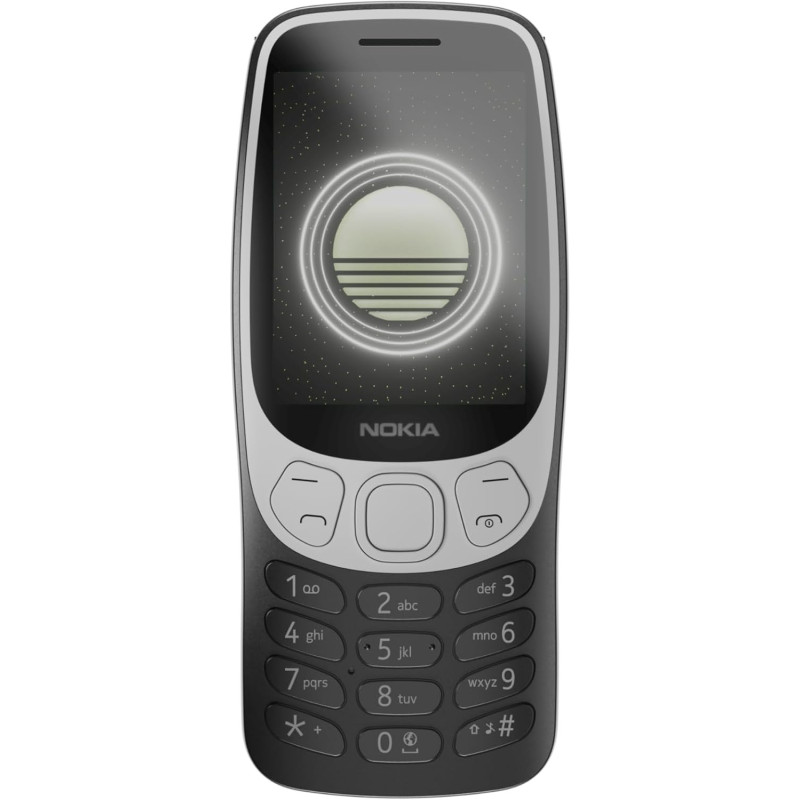Nokia 3210 4G Dubbelt SIM-kort, Grungesvart