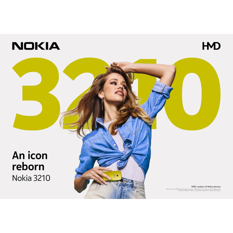 Nokia 3210 4G Dubbelt SIM-kort, Y2K-guld
