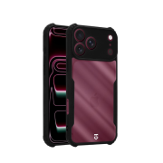 Tactical Quantum Stealth Cover for Apple iPhone 17 Pro Max/18 Pro Max Clear/Black