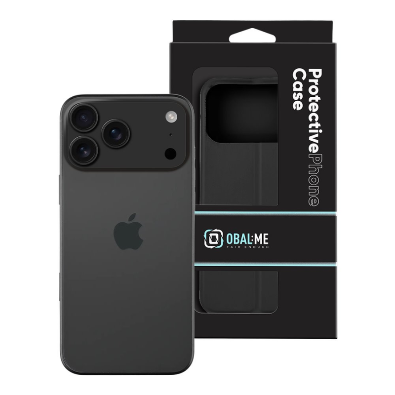OBAL:ME SmoothTouch Case for Apple iPhone 17 Pro Max/18 Pro Max Black