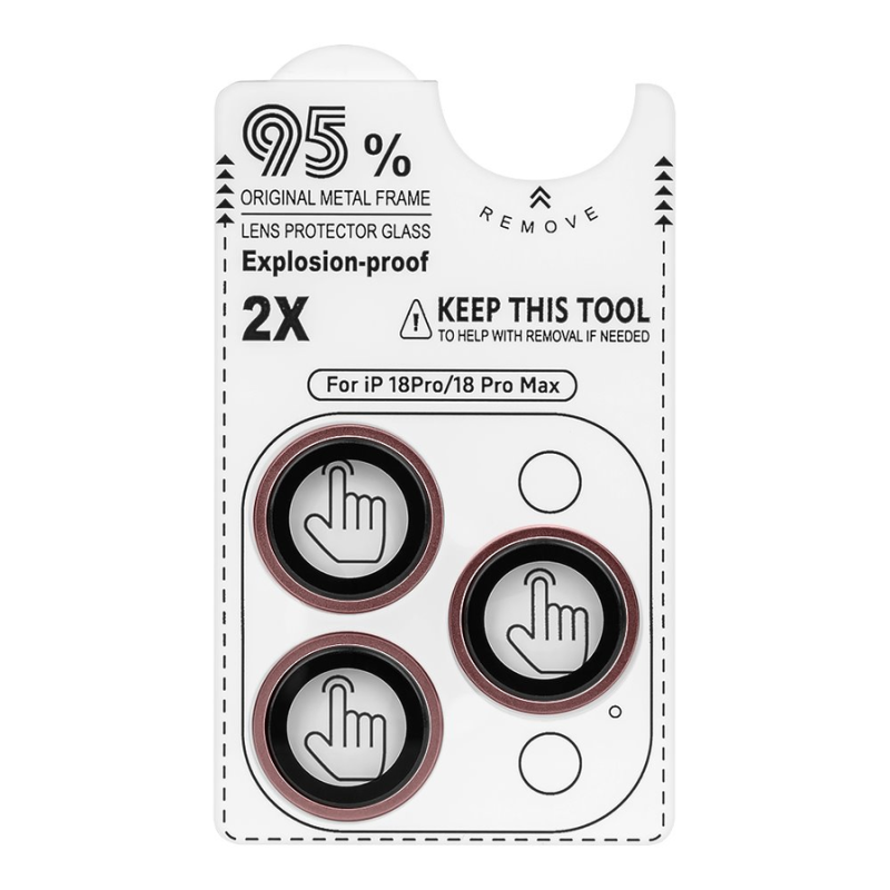 OBAL:ME Lens Protector for Apple iPhone 18 Pro/18 Pro Max Dark Cherry