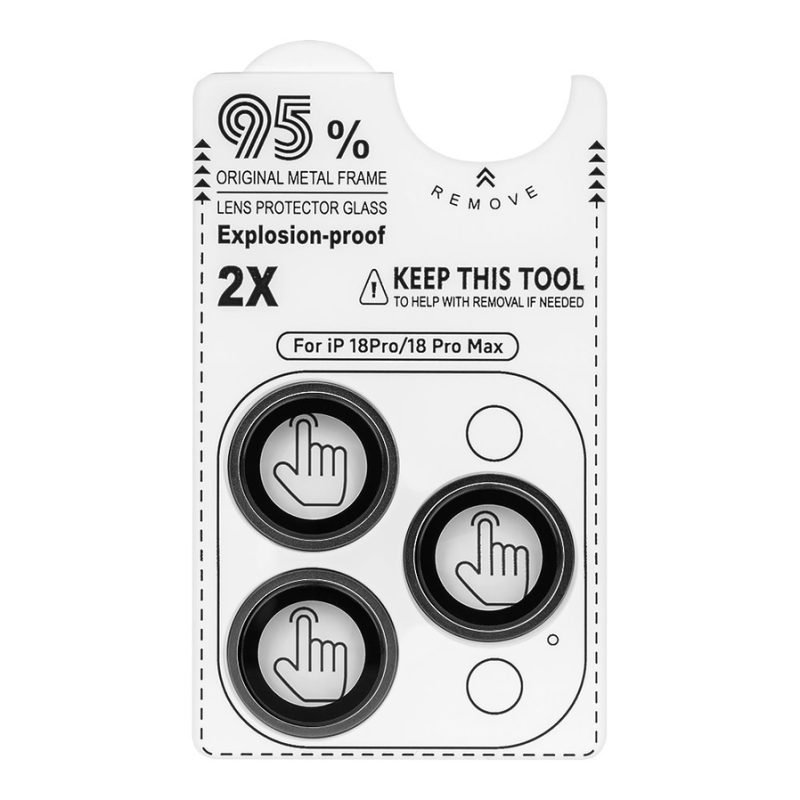 OBAL:ME Lens Protector for Apple iPhone 18 Pro/18 Pro Max Black