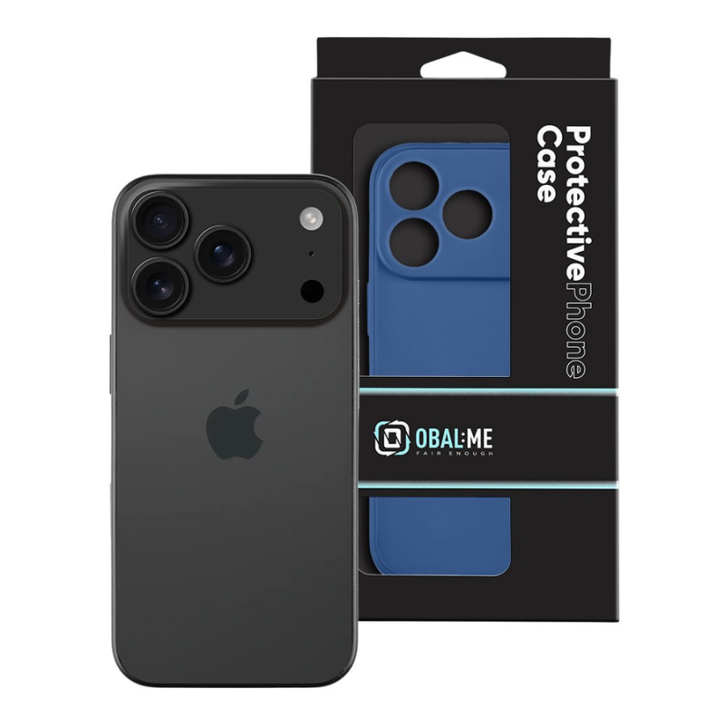 OBAL:ME Matte TPU Cover for Apple iPhone 17 Pro/18 Pro Dark Blue