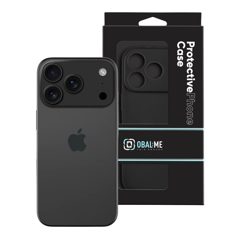 OBAL:ME Matte TPU Cover for Apple iPhone 17 Pro/18 Pro Black