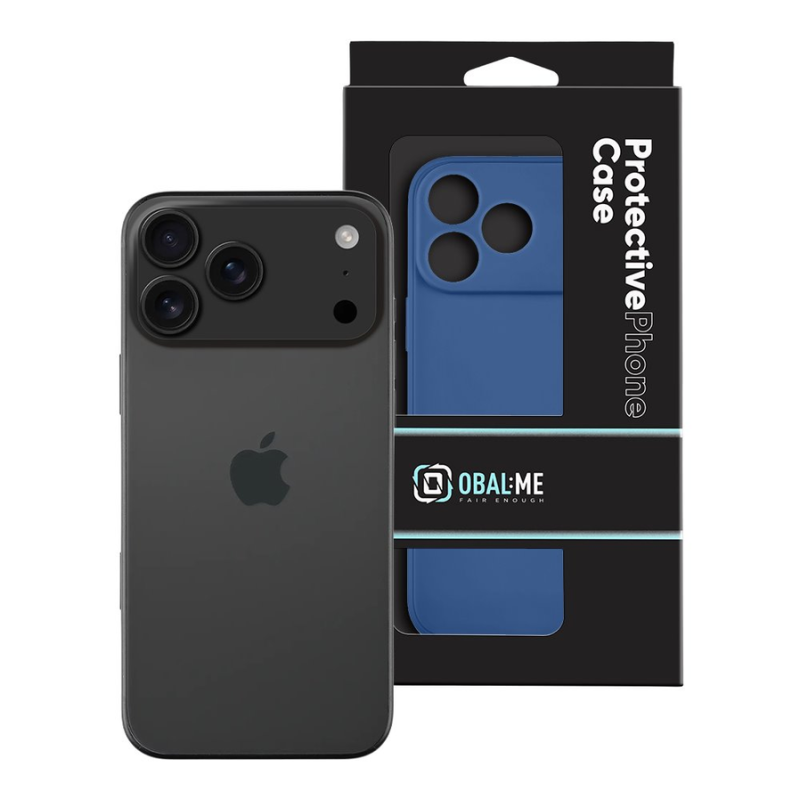 OBAL:ME Matte TPU Cover for Apple iPhone 17 Pro Max/18 Pro Max Dark Blue