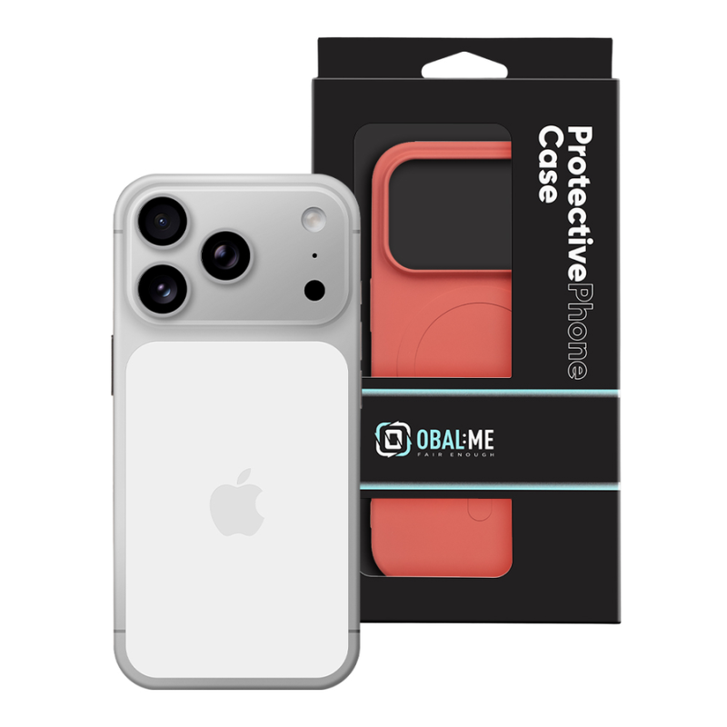 OBAL:ME MagNetix Sculpt Cover for Apple iPhone 17 Pro/18 Pro Brick Red