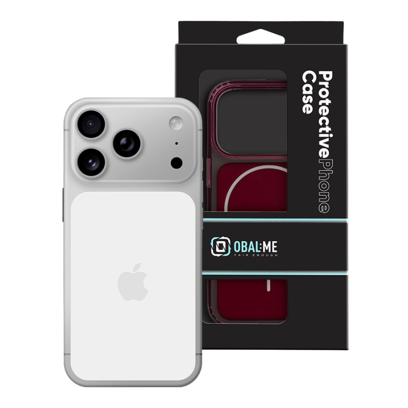 OBAL:ME MagNetix ColorSlate Cover for Apple iPhone 17 Pro/18 Pro Dark Cherry