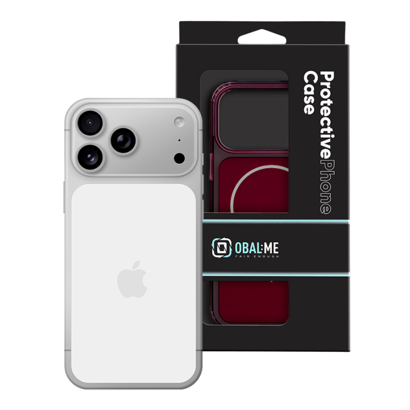 OBAL:ME MagNetix ColorSlate Cover for Apple iPhone 17 Pro Max/18 Pro Max Dark Cherry