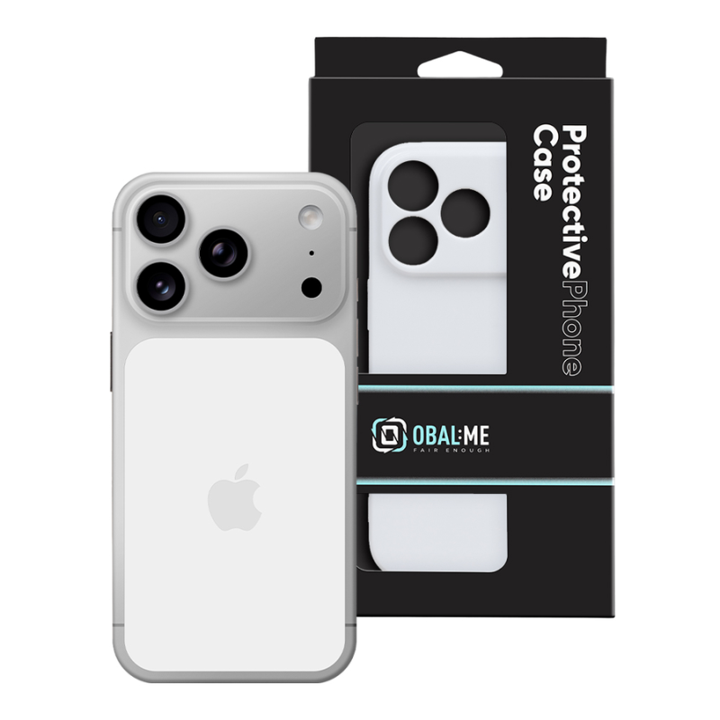 OBAL:ME Glossy Cover for Apple iPhone 18 Pro White
