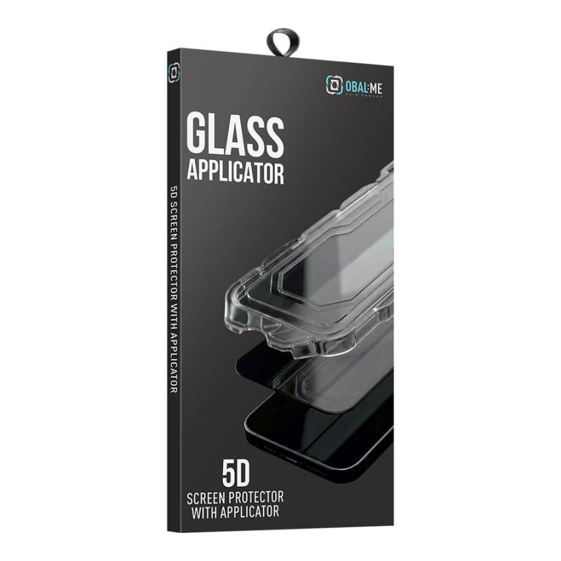 OBAL:ME 5D Glass Screen Protector with Applicator for Apple iPhone 17/17 Pro/18 Pro Black