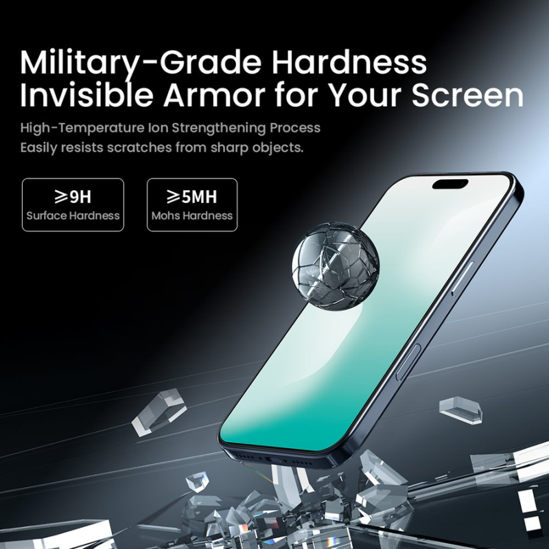 Nillkin Tempered Glass 0.2mm H+ PRO 2.5D Anti-reflective for Apple iPhone 17 Pro/18 Pro (with applicator)